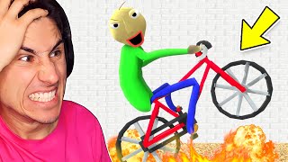 Baldi Ran Me Over WITH A BIKE  Baldis Basics [upl. by Augustina]