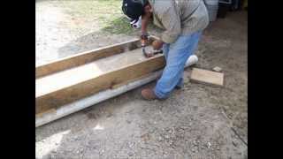 How we made feed troughs for our cattle [upl. by Nilo]