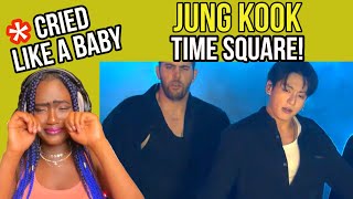 Jung Kook Live at TSX Times Square  SINGER FIRST TIME REACTION [upl. by Blim]