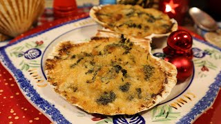 Mes COQUILLES SAINTJACQUES A LA BRETONNE  Pour les fêtes   Mère Mitraille  Gourmandises TV [upl. by Aeht25]