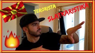 Slatkaristika  TeroristaUKBritish REACTION to Macedonian music [upl. by Elleivad]