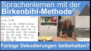 BirkenbihlMethode Farbige Dekodierungen beibehalten [upl. by Goldsworthy]