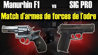 Sig Sauer PRO 2022 Gendarmerie vs le Légendaire Manurhin F1  MR88 [upl. by Auberbach]