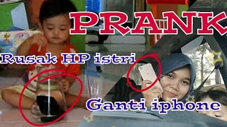 PRANK  Rusak HP istri ganti HP baru [upl. by Armington]