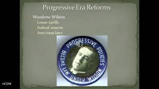 HIST 112 US 1877 present Chapter 18 Part 3 Progressive Reform [upl. by Erdei]