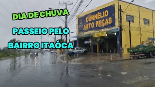 CHUVA EM MONGAGUÁ BAIRRO ITAÓCA [upl. by Ahtebat]