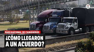 Así se gestó el acuerdo para levantar el paro camionero  El Espectador [upl. by Naimad]