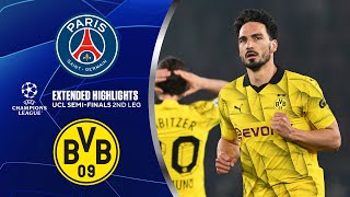 PSG vs Borussia Dortmund Extended Highlights  UCL SemiFinals 2nd Leg  CBS Sports Golazo [upl. by Novahc]