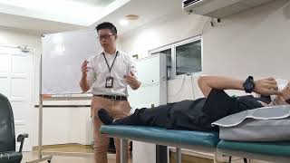 Lumbar Spine Examination with Dr Justin [upl. by Calvo509]