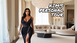 Touring A 125000000 Dubai Mansion with KIM KARDASHIANs Interior Design [upl. by Nauhs113]