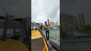 Big jeep car run on real jcb and after damaged shrots [upl. by Ariada743]