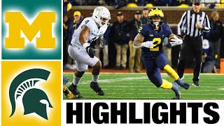 2 Michigan vs Michigan State Highlights I College Football Week 8  2023 College Football [upl. by Alauqahs]