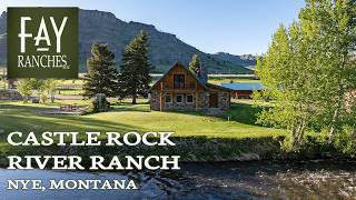 SOLD  Montana River Property For Sale  Castle Rock River Ranch  Nye MT [upl. by Jackqueline]