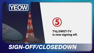 TV5  SignoffClosedown 1JAN 2024 [upl. by Voltmer]