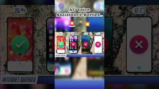 GOOGLE vs SIRI vs BIXBY vs ALEXA AI War💣🔥google siri bixby alexa aiassistant [upl. by Gaw]