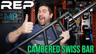 REP Fitness Cambered Swiss Bar Unboxing amp Initial Impressions MultiGrip Barbell Review [upl. by Rednasela]