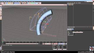 Cinema 4D Tutorial Bend Tool Beginner [upl. by Armbrecht]