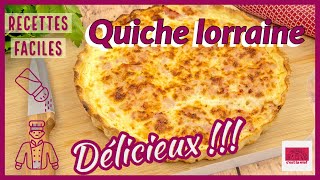 La recette de la fameuse quiche lorraine Un vrai délice [upl. by Deck]