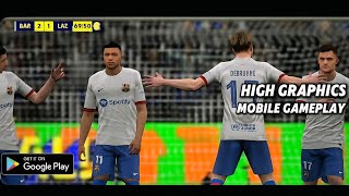 efootball 25 mobile  gameplay High graphics [upl. by Dlanor848]