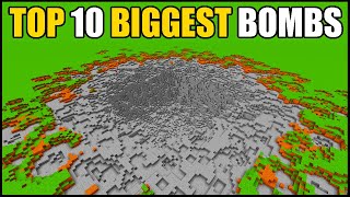 Minecraft  Top 10 Bomb Builds [upl. by Ardnuhsed]