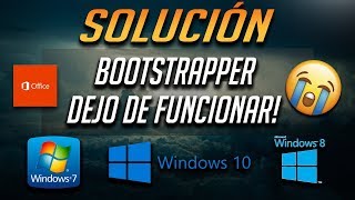 Solucion Error Bootstarpper Dejo de Funcionar Office etc Tutorial [upl. by Assirralc146]