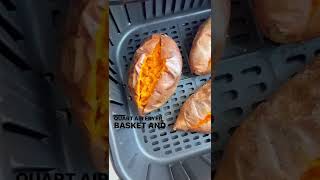 Air Fryer Baked Sweet Potatoes shorts [upl. by Ssirk]