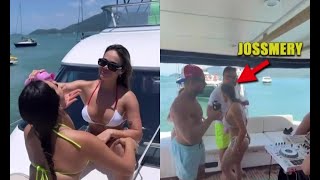 Jossmery Toledo viaja a Brasil con una amiga y se divierte con empresarios [upl. by Weaks421]