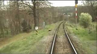 Train Kralupy  Kladno in driver cab video 1 [upl. by Ydda793]