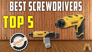 Top 5 Best Cordless Screwdrivers In 2023 Review  Watch This Before You Buy [upl. by Aciraa]