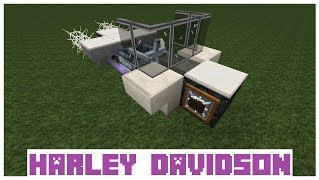 Minecraft Tutorial  Harley Davidson bauen  Deutsch [upl. by Aivatal]