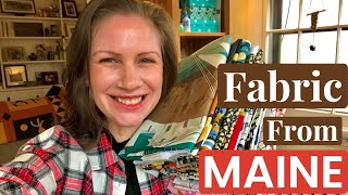 Fabric Haul from MAINE [upl. by Staten]