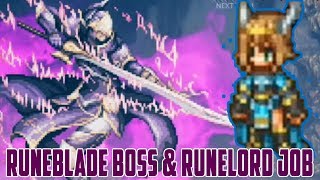 Octopath Traveler  Runeblade Balogar Boss Fight amp Unlocking Runelord Job Showcase [upl. by Atnoed]