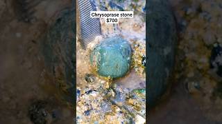 Chrysoprase stone minerals crystals metaldetecting rocksandminerals quartz rocks naturalgems [upl. by Gilges]