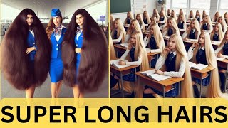 Unbelievable Super Long Hair Transformations  Best Haircuts and Hair Color Trends  Real Rapunzel [upl. by Kohl]