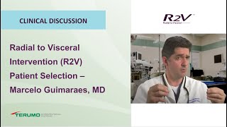 Radial to Visceral Intervention R2V Patient Selection  Terumo Interventional Systems [upl. by Hpesoj]