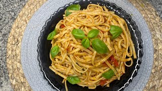 Tomato Pasta in 15 minutes  Cherry Tomato Spaghetti  Easy and Quick Recipe [upl. by Lupien]