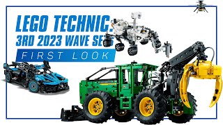 LEGO Technic 3rd wave 2023 NEW SETS  FIRST LOOK [upl. by Hniht237]