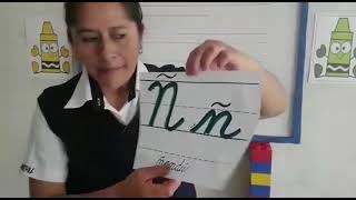 APRENDIENDO LA LETRA Ñ EN CARTA PARA NIÑOS DE PRIMER GRADO PRIMARIA [upl. by Aihtnis928]