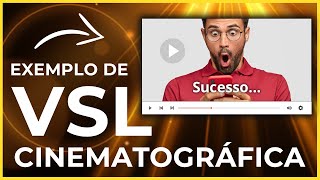 Vídeo VSL Cinematográfica  Com Efeitos de Texto e Sound Design VideoVSL [upl. by Ocimad]