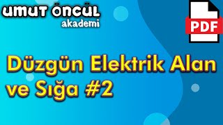 Elektrik ve Manyetizma  Düzgün Elektrik Alan ve Sığa 2  PDF [upl. by Annailuj]