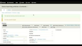 Creating an Entity Reference View in Drupal 8 [upl. by Dehlia987]