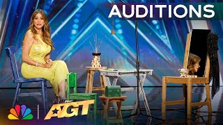 INVISIBLE Magician Olive FREAKS OUT The Judges  Auditions  AGT 2024 [upl. by Ragouzis]