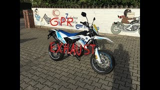 Mondial SMX 125i with GPR Exhaust  LOUD   Pure Sound [upl. by Attenna296]