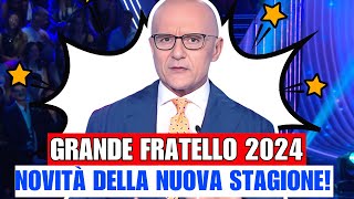 Grande Fratello 2024 Alfonso Signorini Svela le Novità della Nuova Stagione [upl. by Nallij64]