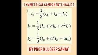 Symmetrical ComponentsBasics [upl. by Bartko]