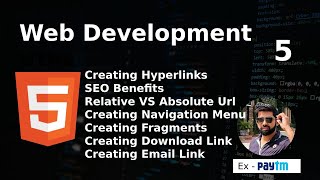 Web Development Hindi  Hyperlinks SEO Absolute Vs Relative URLs and More  Ep  05  2024 [upl. by Ulises940]