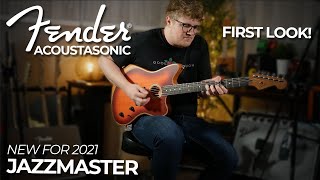 The NEW Fender Acoustasonic Jazzmaster  All you need to know in 16 Minutes [upl. by Noied]