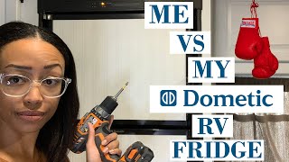 Me VS My Dometic RV Refrigerator Replacing My Thermistor [upl. by Elfreda]