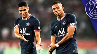 Kylian Mbappé and Achraf Hakimi The Magic Duo 🔴🔵 [upl. by Buckie930]