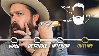 How to Trim Your Beard at Home 4 Step Tutorial  GQ [upl. by Kraul]